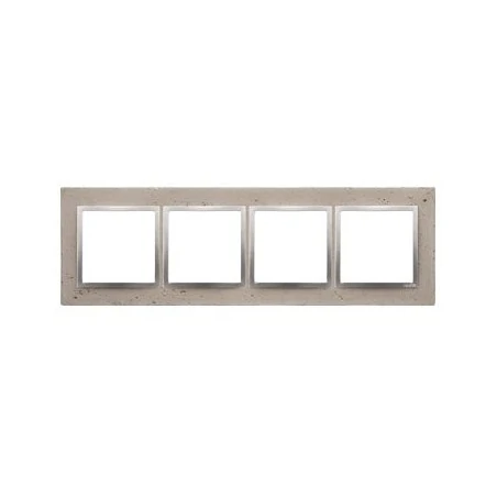 Ramki-poczworne - ramka poczwórna betonowa drn4/92simon 54 nature kontakt-simon 