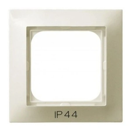 Ramki-pojedyncze - hermetyczna ramka ecru pojedyncza rh-1y/27 impresja ospel 