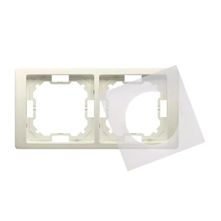 Ramki-podwojne - ramka podwójna ip44 beżowa bmrc2b/12 simon basic neos kontakt-simon 
