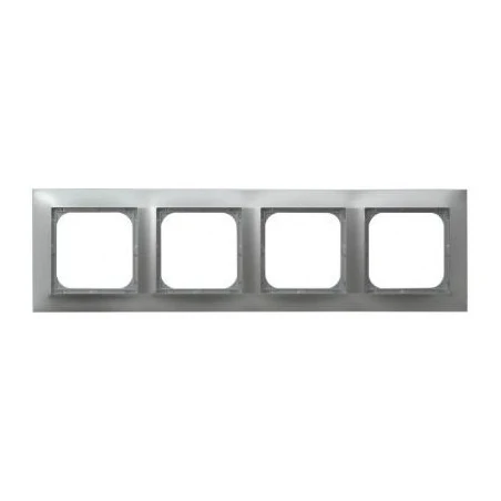 Ramki-poczworne - srebrna ramka poczwórna r-4y/18 impresja ospel 