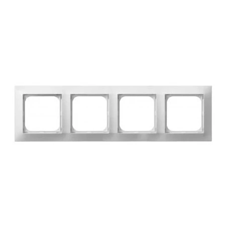 Ramki-poczworne - poczwórna biała ramka r-4y/00 impresja ospel 