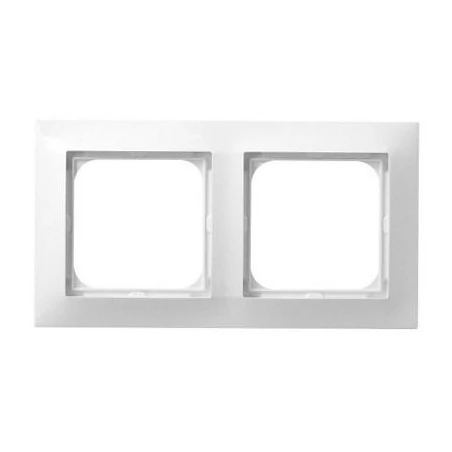 Ramki-podwojne - podwójna biała ramka instalacyjna r-2y/00 impresja ospel 
