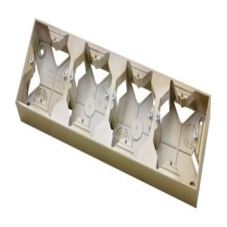 Puszki-natynkowe - poczwórna złota puszka natynkowa pnp-4y/28 impresja ospel 