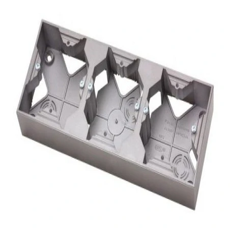 Puszki-natynkowe - tytanowa puszka natynkowa potrójna pnp-3y/23 impresja ospel 