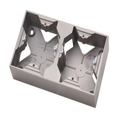 Puszki-natynkowe - puszka tytanowa podwójna pnp-2y/23 impresja ospel 