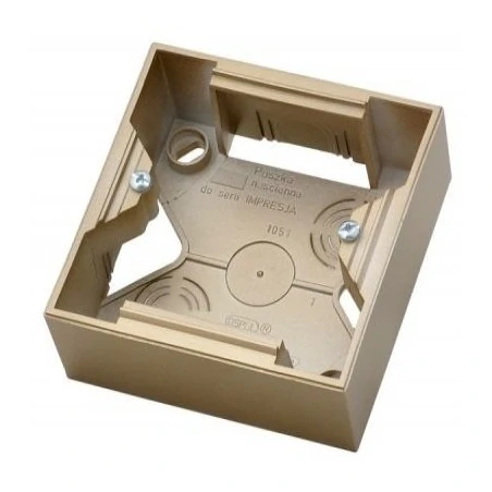 Puszki-natynkowe - złota puszka natynkowa pnp-1y/28 impresja ospel 