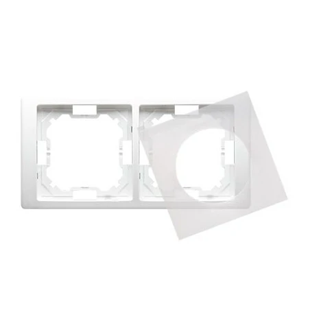 Ramki-podwojne - ramka podwójna ip44 biała bmrc2b/11, seria simon basic neos kontakt-simon 