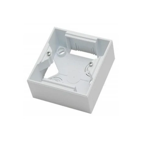 Puszki-natynkowe - biała puszka natynkowa pojedyncza pnp-1y/00 impresja ospel 