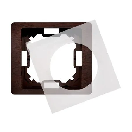 Ramki-pojedyncze - ramka pojedyncza ip44 mahoniowa bmrc1b/050 simon basic neos kontakt-simon 