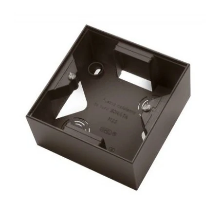 Puszki-natynkowe - puszka pojedyncza natynkowa czekoladowa sonata pnp-1r/40 impresja ospel 