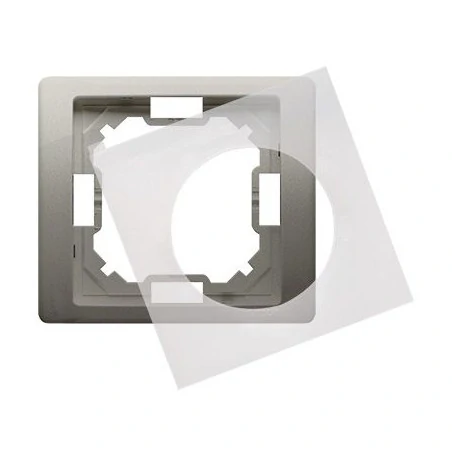 Ramki-pojedyncze - ramka szczelna pojedyncza satynowa bmrc1b/29 simon basic neos kontakt-simon 