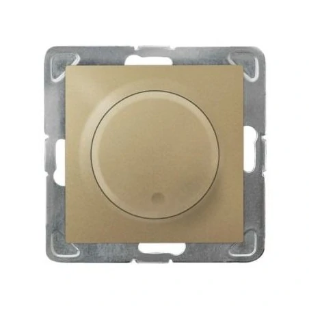 Regulatory-oswietlenia - ściemniacz złoty przyciskowo-obrotowy łp-8y/m/28 impresja ospel 