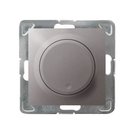 Regulatory-oswietlenia - tytanowy ściemniacz przyciskowo-obrotowy łp-8y/m/23 impresja ospel 