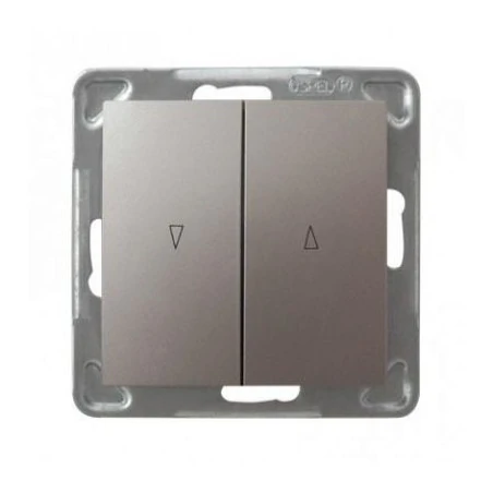 Wylaczniki-zaluzjowe - tytanowy włącznik żaluzjowy łp-7y/m/23 impresja ospel 