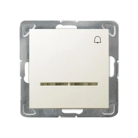 Wlaczniki-i-przyciski-dzwonkowe - przycisk dzwonkowy ecru z podświetleniem łp-6ys/m/27 impresja ospel 