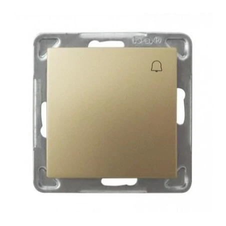 Wlaczniki-i-przyciski-dzwonkowe - przycisk dzwonkowy złoty łp-6y/m/28 impresja ospel 