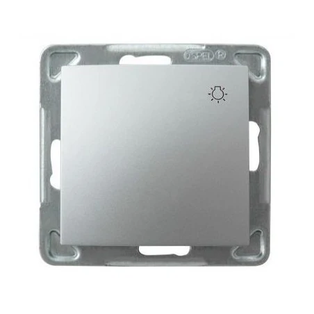 Wylaczniki-typu-swiatlo-zwierne - srebrny włącznik zwierny światło łp-5y/m/18 impresja ospel 