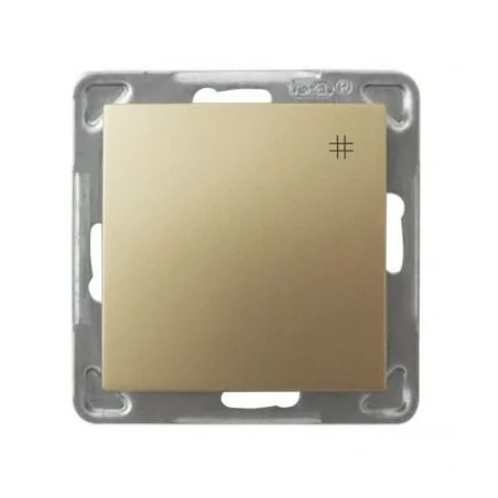 Wylaczniki-krzyzowe - krzyżowy złoty włącznik łp-4y/m/28 impresja ospel 