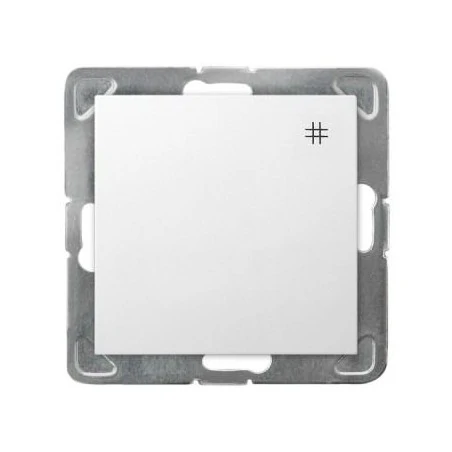 Wylaczniki-krzyzowe - biały włącznik krzyżowy łp-4y/m/00 impresja ospel 