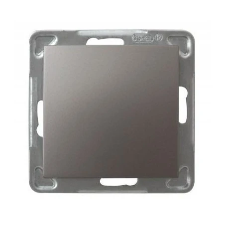 Wylaczniki-jednobiegunowe - tytanowy włącznik jednobiegunowy łp-1y/m/23 impresja ospel 