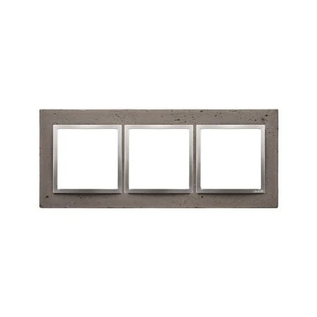 Ramki-potrojne - ramka 3-krotna betonowa mokra robota drn3/96, seria simon 54 nature, kontakt-simon 