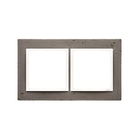 Ramki-podwojne - ramka podwójna betonowa la stryko drn2/95 simon 54 nature kontakt-simon 