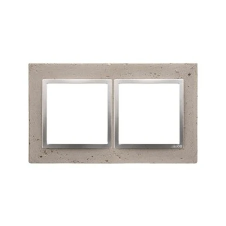 Ramki-podwojne - ramka podwójna betonowa butti cementi drn2/92 simon 54 nature kontakt-simon 