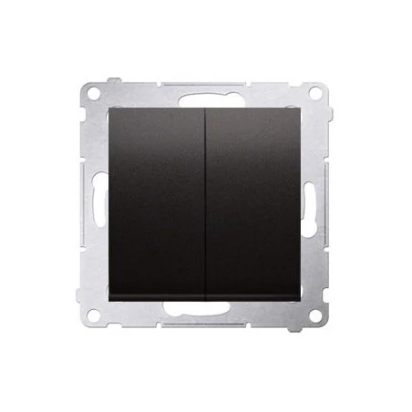 Wylaczniki-podwojne - przycisk podwójny zwierny dwuobwodowy antracyt  dp2.01/48 simon 54 kontakt-simon 