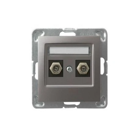 Gniazda-antenowe - podwójne tytanowe gniazdo antenowe typu f gpa-2yf/m/23 impresja ospel 