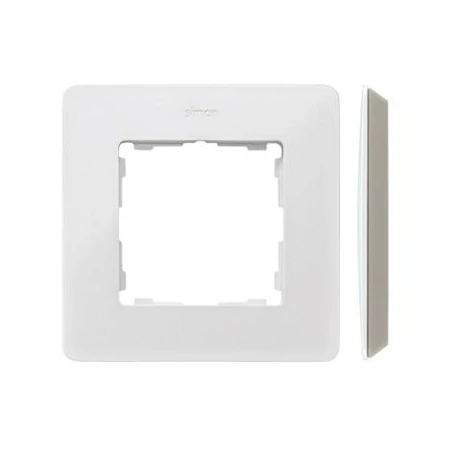 Ramki-pojedyncze - ramka pojedyncza biała ciepła 8200610-029 simon 82 detail kontakt-simon 