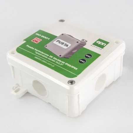Puszki-natynkowe - puszka natynkowa hermetyczna ip65 98x98x46 wkład 5x2,5 0290-00 2k elektro-plast 