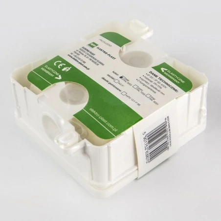 Puszki-natynkowe - puszka natynkowa hermetyczna ip65 98x98x46 wkład 5x2,5 0290-00 2k elektro-plast 