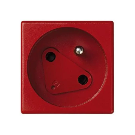 Gniazda-pojedyncze-podtynkowe - czerwone gniazdo pojedyncze k45 data z uziemieniem ks22/6 k45 kontakt-simon 