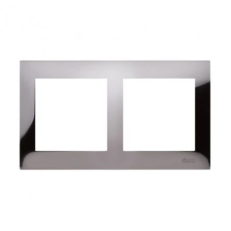 Ramki-podwojne - ramka podwójna metalowa ciemna stal dr2/67 simon 54 premium kontakt-simon 