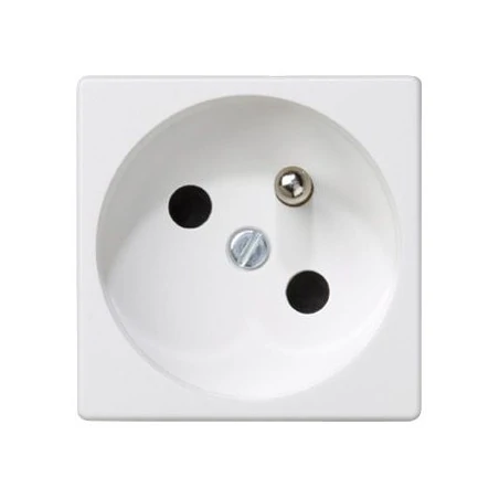 Gniazda-pojedyncze-podtynkowe - białe gniazdo pojedyncze k45 z bolcem uziemiającym k02/9 k45 kontakt-simon 