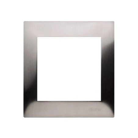 Ramki-pojedyncze - ramka pojedyncza metalowa inox  dr1/61 simon 54 premium kontakt-simon 