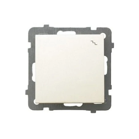 Wylaczniki-schodowe - włącznik schodowy podtynkowy ecru łp-3g/m/27 as ospel 