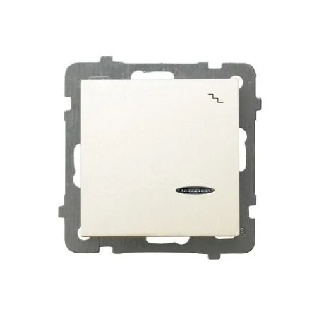 Wylaczniki-schodowe - włącznik schodowy z podświetleniem ecru łp-3gs/m/27 as ospel 