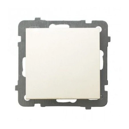 Wylaczniki-jednobiegunowe - włącznik jednobiegunowy łp-1g/m/27 ecru as ospel 
