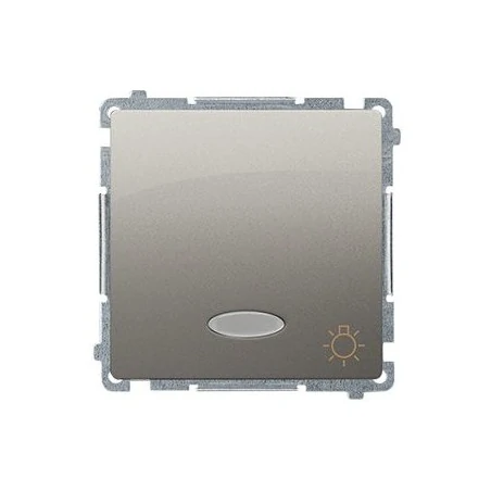 Wylaczniki-typu-swiatlo-zwierne - satynowy przycisk zwierny światło zwierny z podświetleniem led kolor niebieski bms1l.01/29 simon basic kontakt-simon 