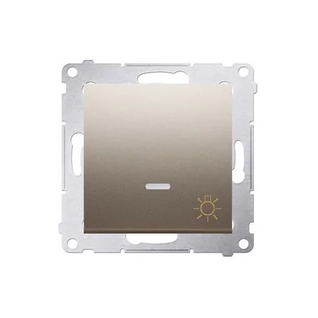 Wylaczniki-typu-swiatlo-zwierne - przycisk zwierny z podświetleniem led światło złoty mat ds1l.01/44 simon 54 kontakt-simon 