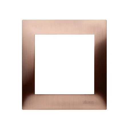 Ramki-pojedyncze - ramka pojedyncza metalowa miedź rustykalna dr1/36 simon 54 premium kontakt-simon 