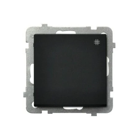 Wylaczniki-krzyzowe - czarny włącznik krzyżowy  łp-4r/m/33 sonata ospel 