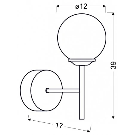 Kinkiety - kinkiet chromowo-miedziany 1x40w e14 best 21-67234 candellux 