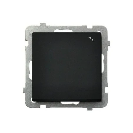 Wylaczniki-schodowe - czarny włącznik schodowy łp-3r/m/33 sonata ospel 