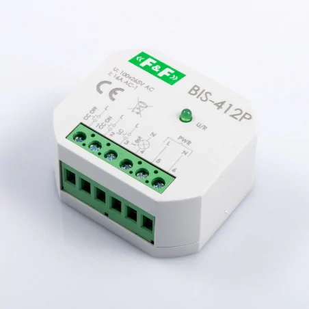 Przekazniki-bistabilne - przekaźnik bistabilny grupowy bis-412p f&f 