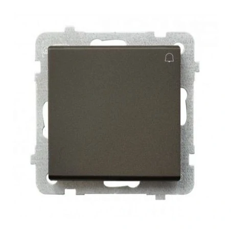 Wlaczniki-i-przyciski-dzwonkowe - włącznik zwierny dzwonek łp-6r/m/40 czekoladowy sonata ospel 