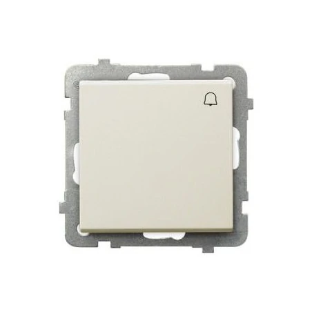 Wlaczniki-i-przyciski-dzwonkowe - włącznik zwierny dzwonek łp-6r/m/27 ecru sonata ospel 