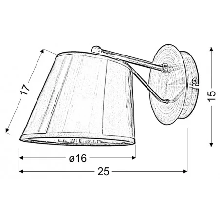 Kinkiety-do-salonu - lampa ścienna patynowa z efektem lustra 1x40w e14 cortez 21-54975 candellux 