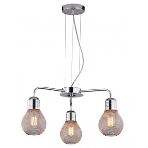 GLIVA LAMPA WISZĄCA 3X60W E27 CHROM (BEZ ŻARÓWEK)